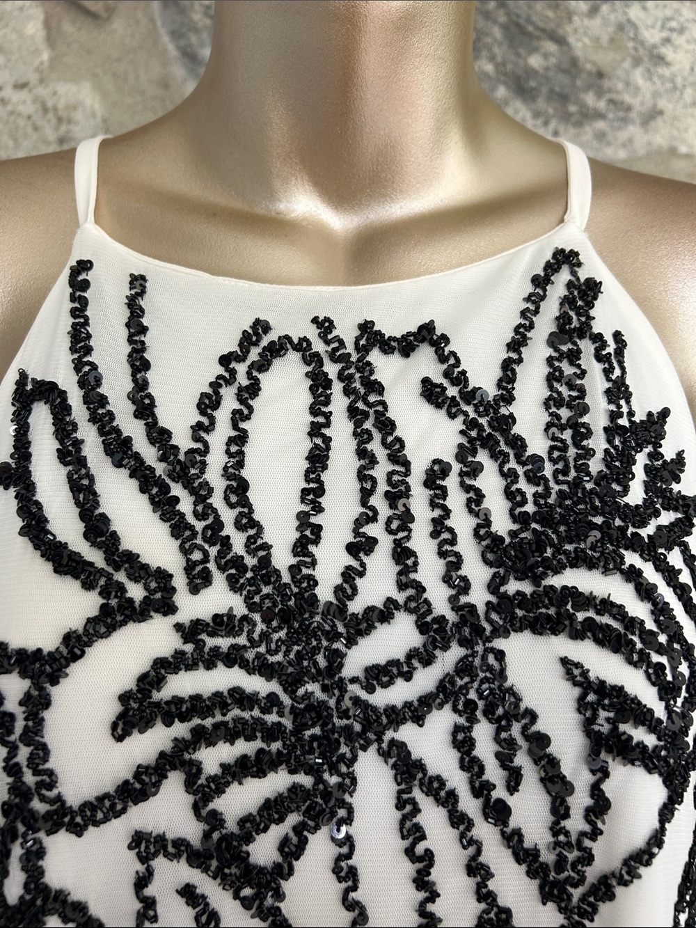 Beaded Floral Top - Picture 2 of 7